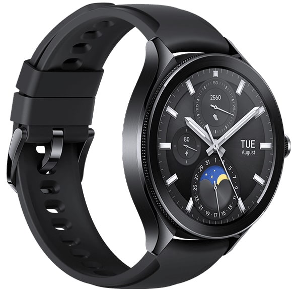 Xiaomi Watch 2 Pro-Bluetooth® Black Case with Black FluororubberStrap